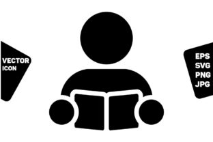 Education Icon Vector Student Avatar: A Modern Graphic Design Asset for Content Creators