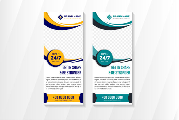 Fitness Curve Vertical Banner Embroidery Design Review