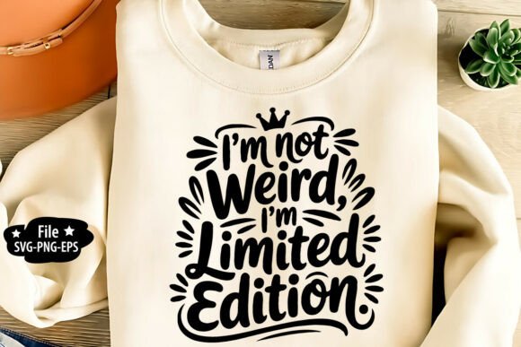 I’m Not Weird I’m Limited Edition SVG for Modern Blog and Craft Design