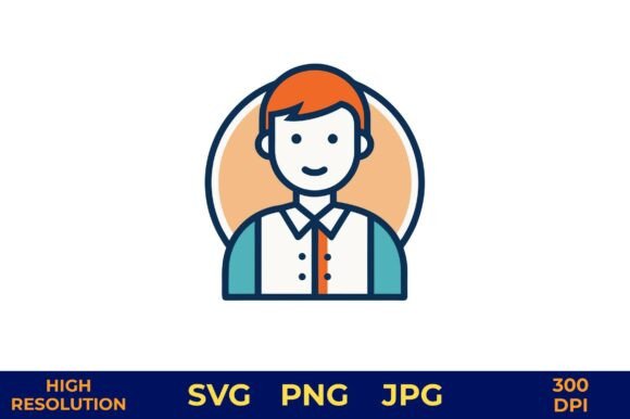 Male Co-host in Suit Vector Design: A Powerful Graphic for Modern Branding