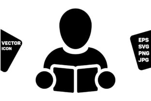 School Icon Vector Male Person Profile: A Versatile Graphic Design Asset for Content Creators