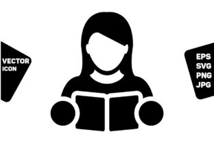 Student Icon Vector Female Person Avatar: A Must-Have Graphic Design Asset for Handmade Creators