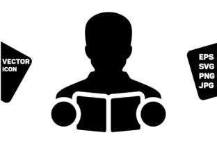 Student Icon Vector for Modern Website and Editorial Design